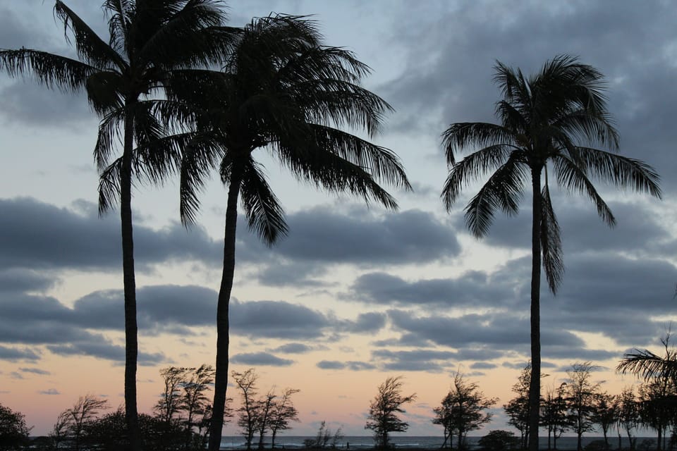 distant ocean view