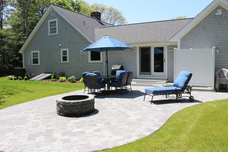 Back of the house and patio
