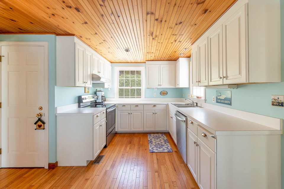 Kitchen on main level
