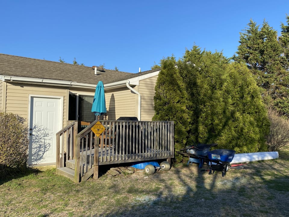 Back view of house 