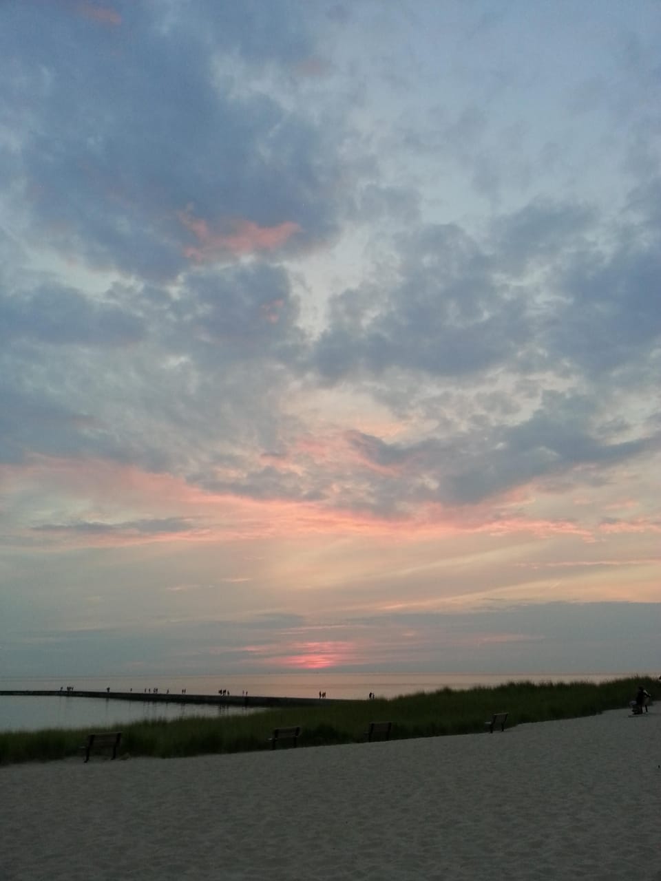 Lake Michigan sunset!