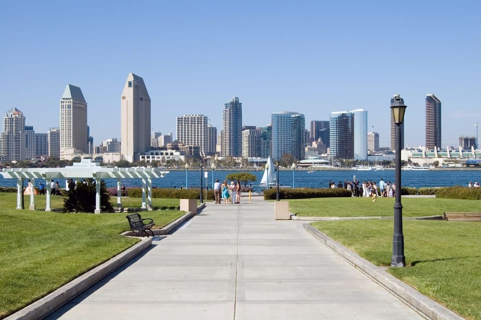 Our view! Steps from San Diego Bay & Ferry Landing w/ Restaurants and shopping!