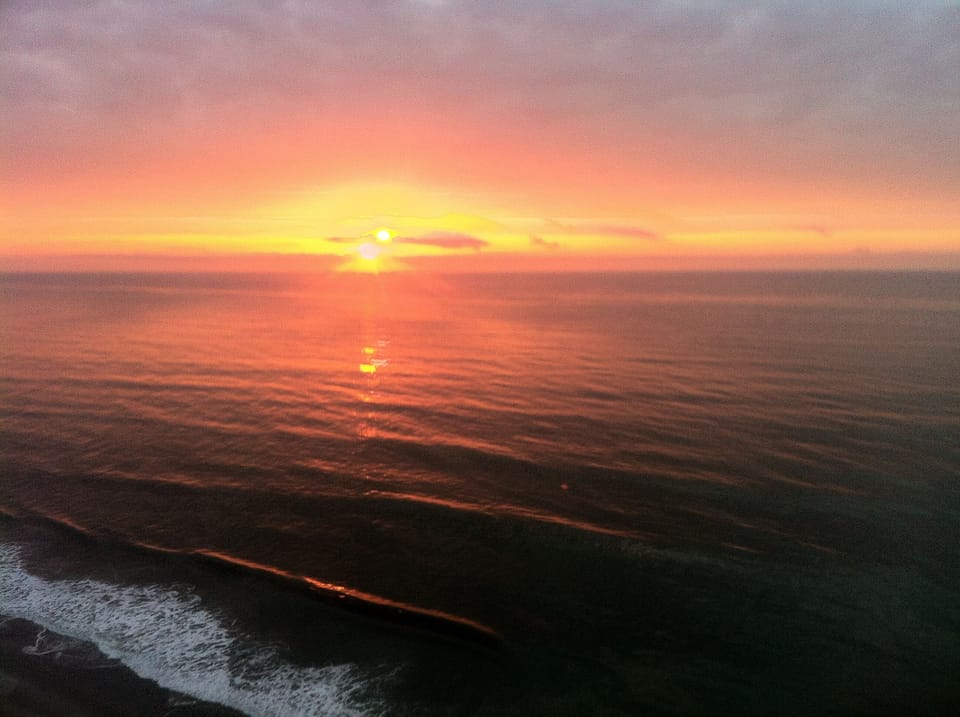 sunrise from balcony