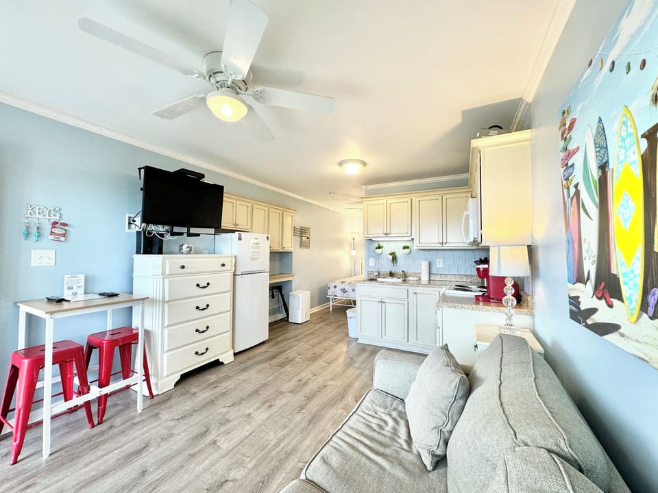 300 sq ft studio unit.