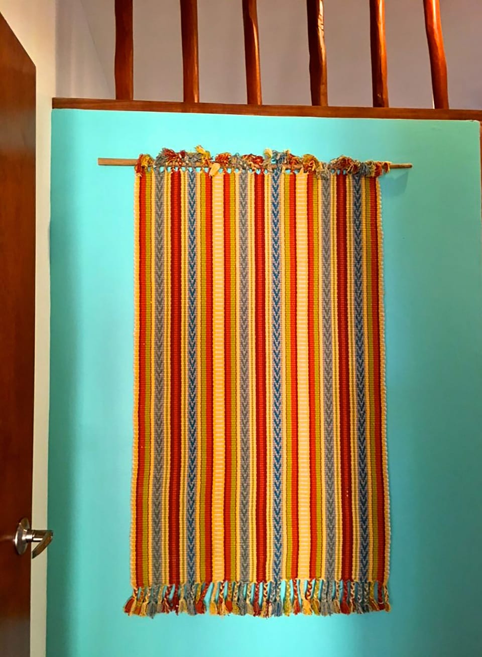 Entry way to downstairs bedroom.