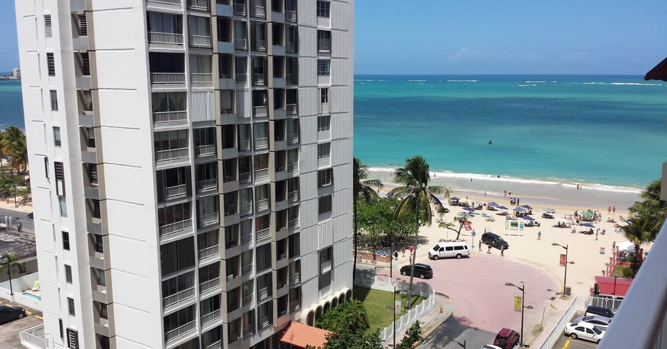 Beach View from the Balcony!