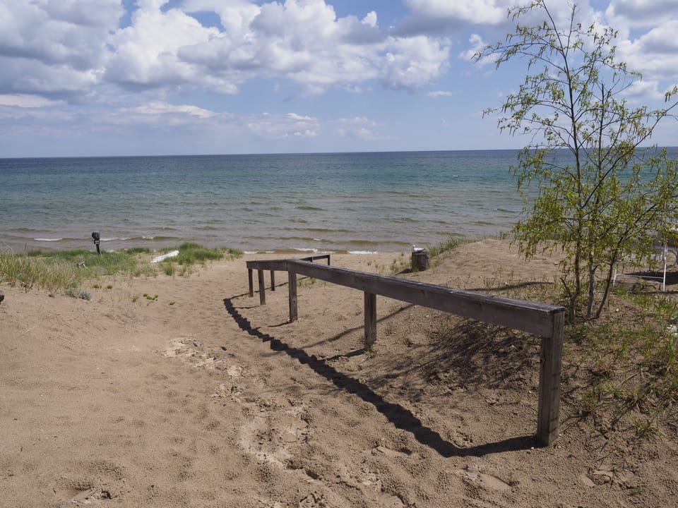 Welcome to the beach...only steps away.