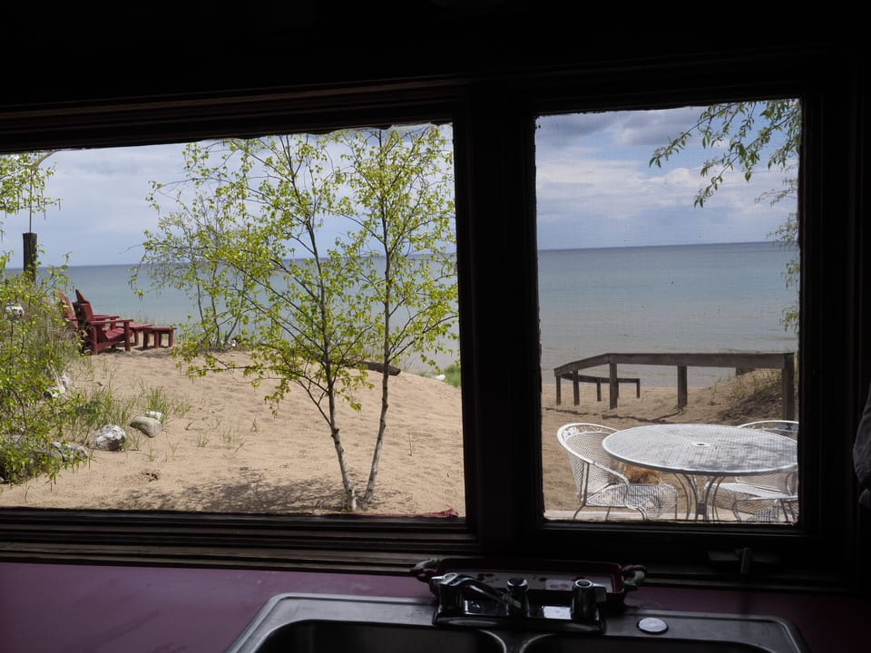 Do not miss Mt Baldy in Whitefish Dunes State park with views of 2 lakes! 