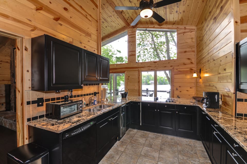 Fully loaded kitchen.