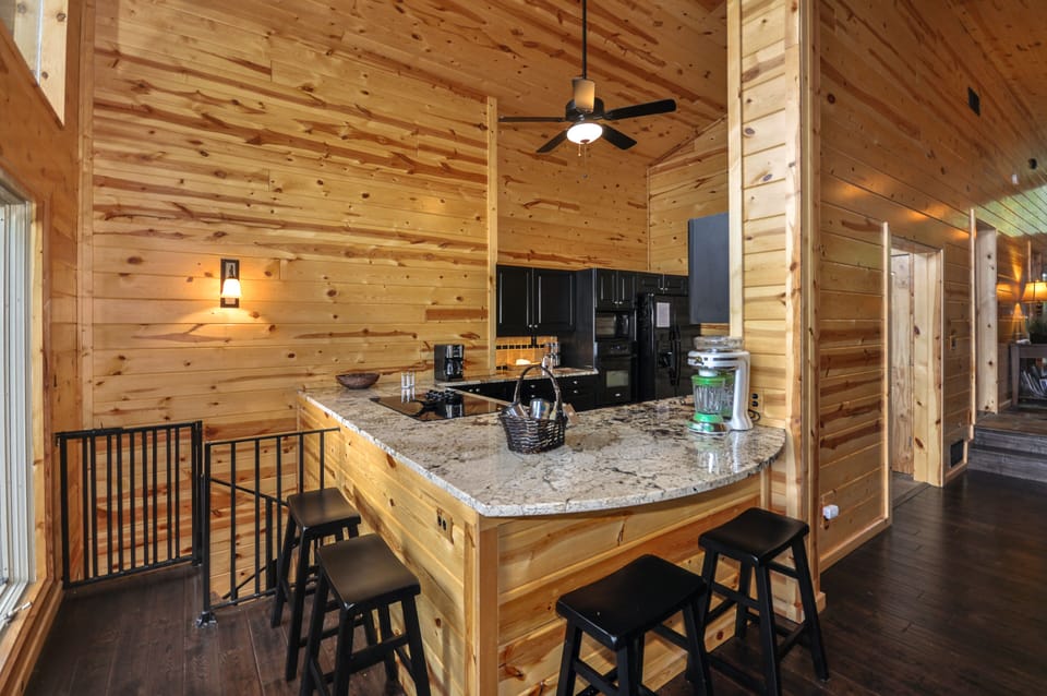 Breakfast bar.