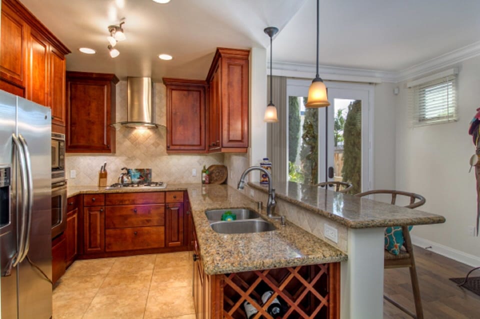 Memorable entertaining with a fully stocked gourmet kitchen.