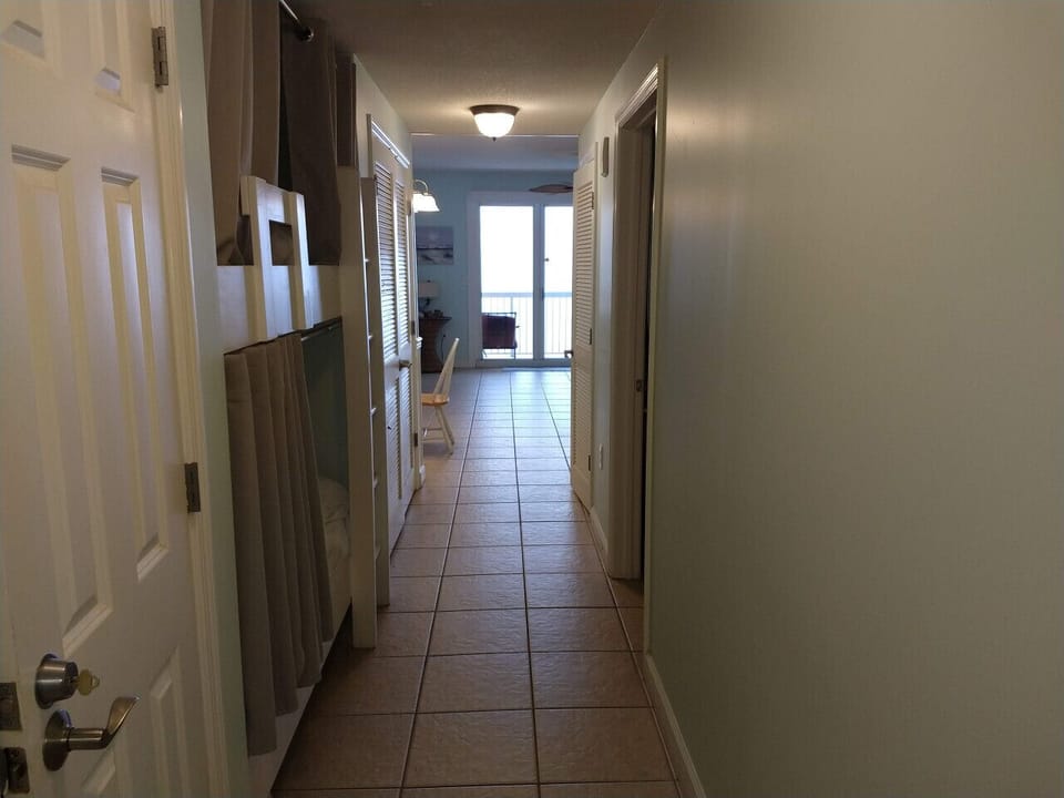 BUNK BEDS AND HALLWAY