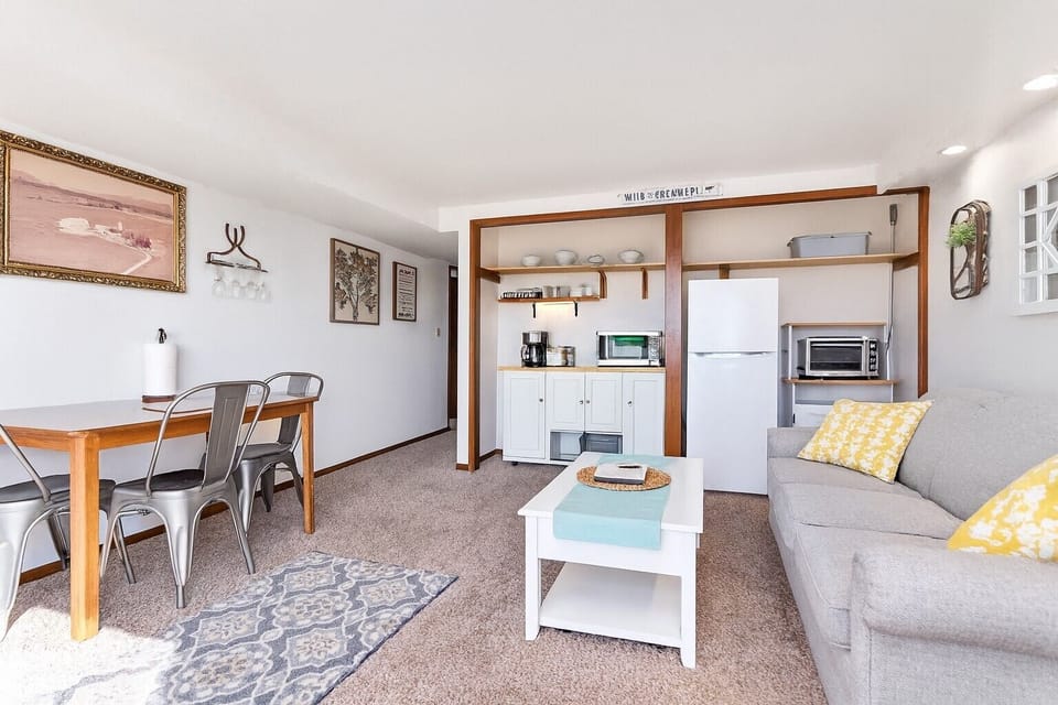 Bright, airy living space with ample natural light