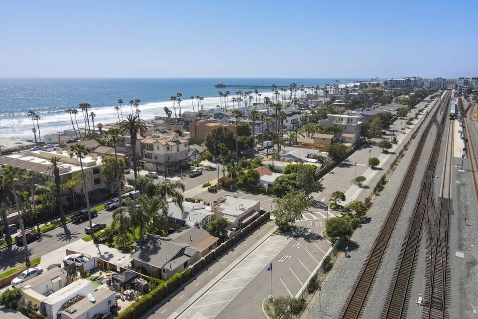 Beautiful shot of coastal Oceanside