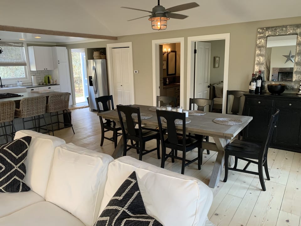 Farmhouse chic. New interior by award winning designer VineyardVista Healdsburg