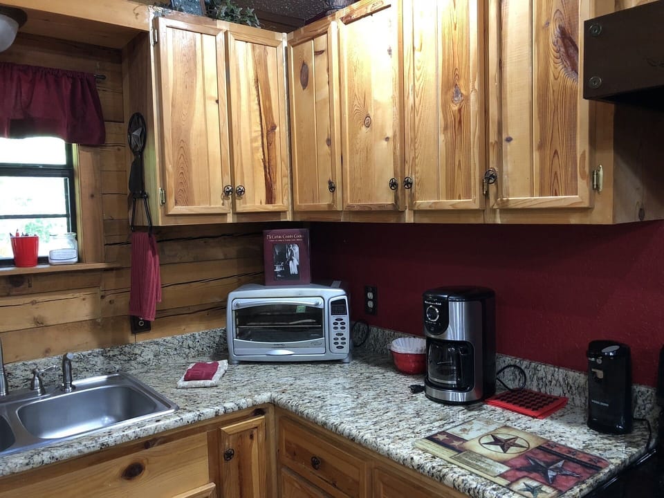 Granite counter tops/ coffee maker/convection oven