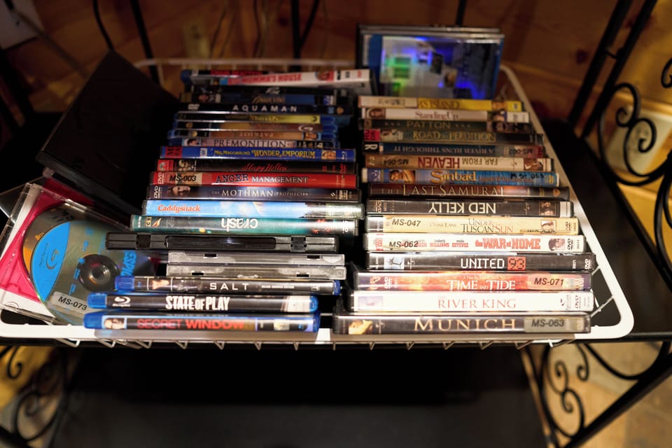 Blu-ray's and dvds