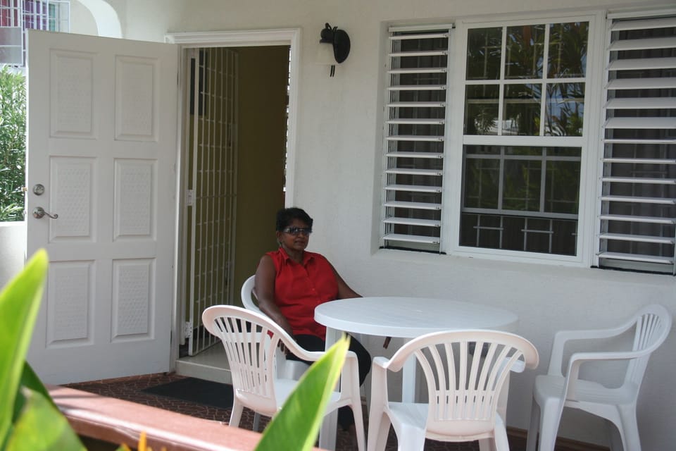 Relaxing on the Porch