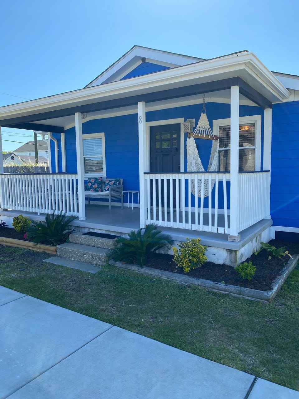 Inviting front porch