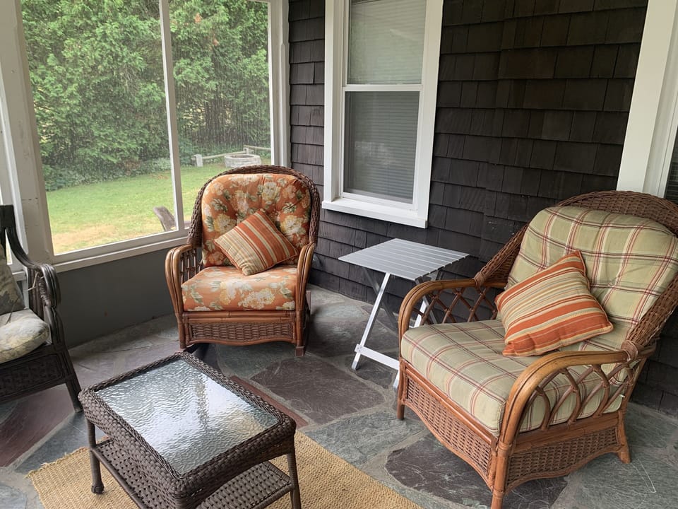 Front Porch!  Great for enjoying your morning coffee or gathering. 