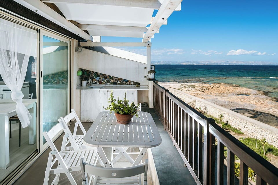 Spacious terrace with amazing sea view