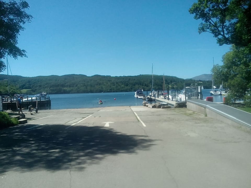 Site boat launch slipway