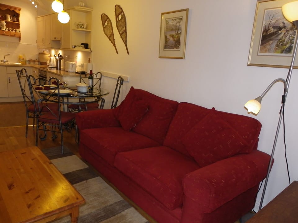 The living area from the picture window.