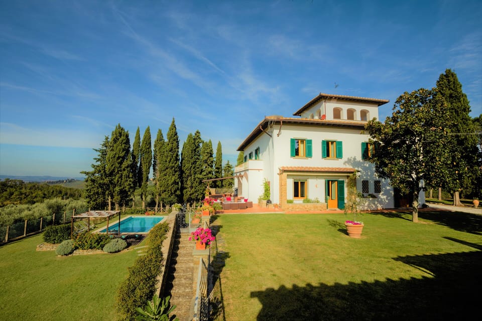 Garden and the pool