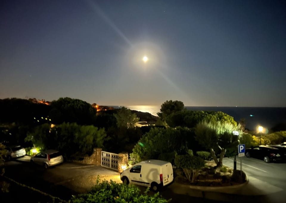 View from Rooftop terrace at night