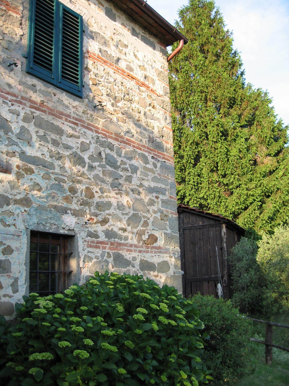 Side of Il Rivo towards cabana