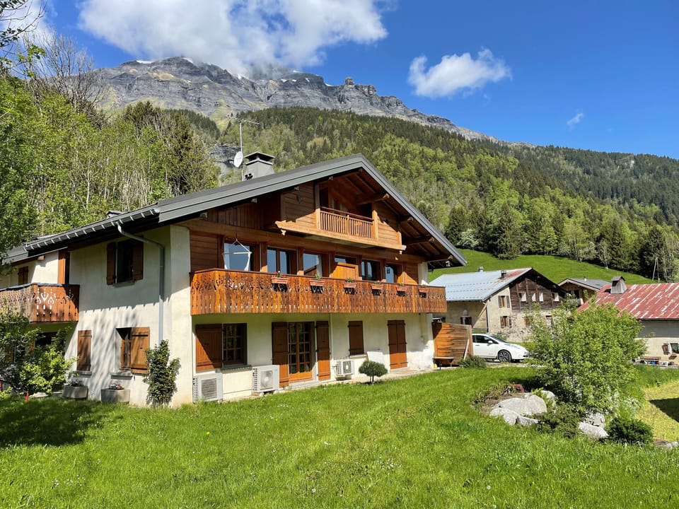 The Mountain House in summer