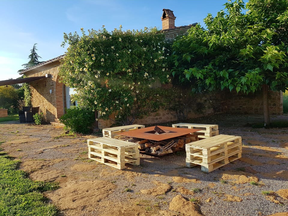 Outside fire place 