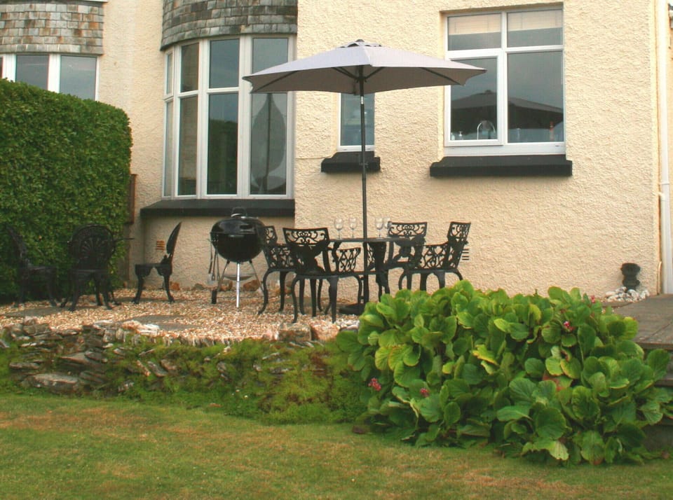 Relaxing in the garden