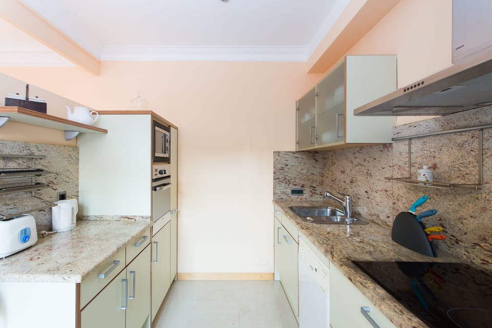 Fully equipped kitchen with top of the line appliances 