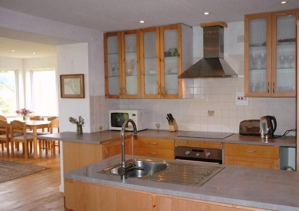 Kitchen open plan for family cooking