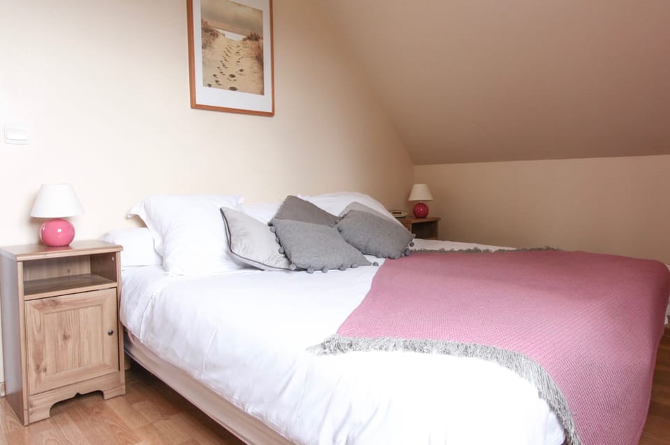 Bedroom 3 sleeps 3 persons singles or double configuration. On first floor.