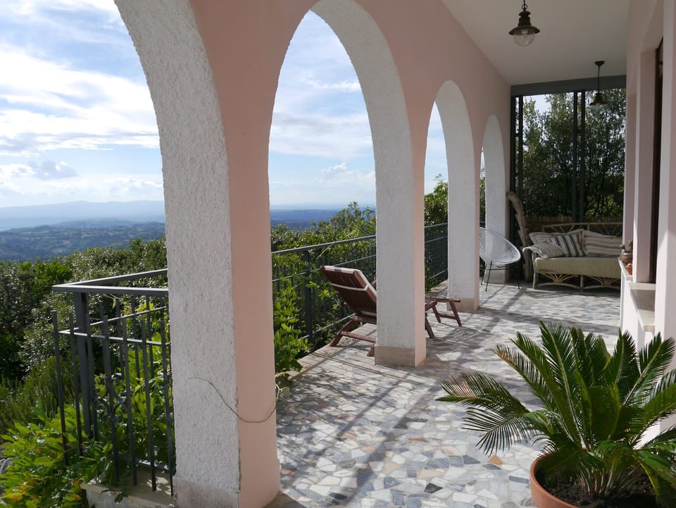 Enjoy breathtaking views from the porch