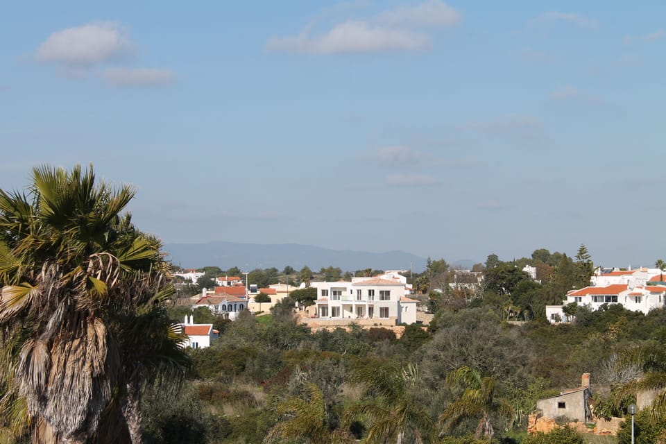 Mountain view from roof terrace