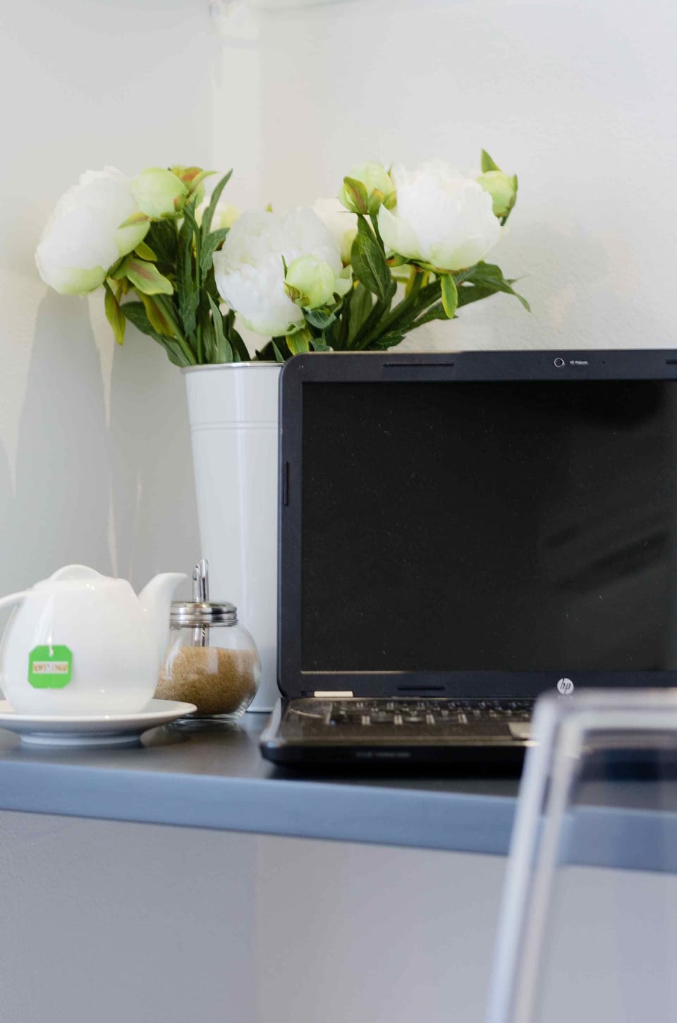 Desk in the bedroom