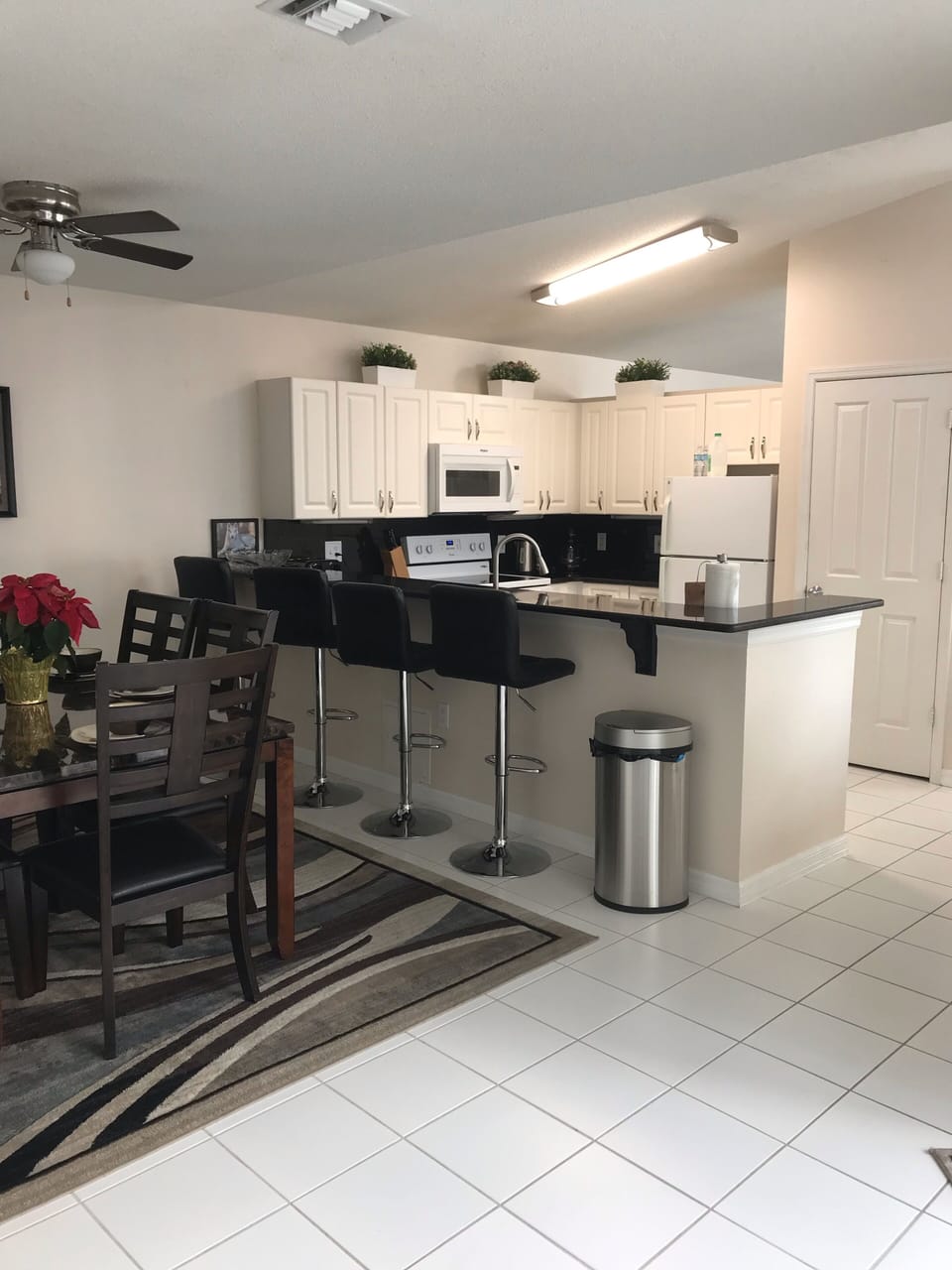Kitchen and dining room