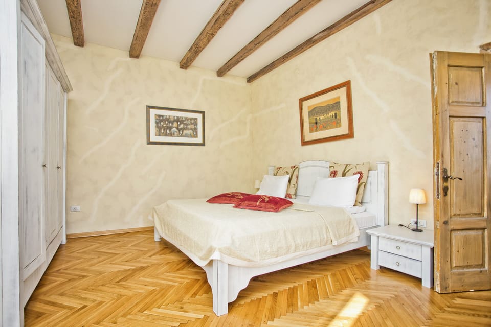 Air conditioned,  bedroom # 1 at The Stone House, Prcanj 165