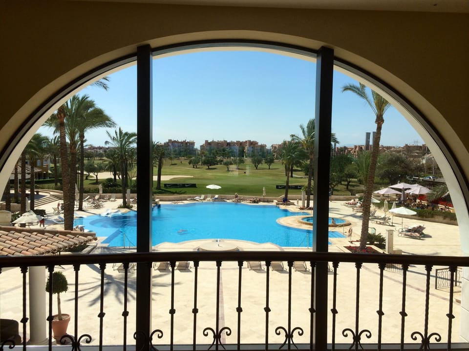 The view of the Golfcourse from the Hotel!