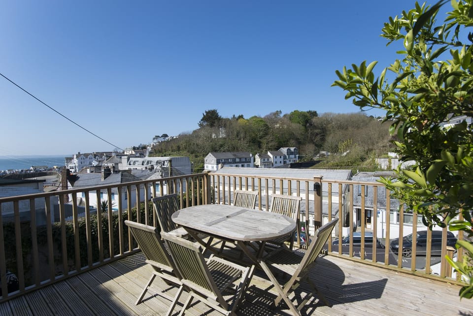 Enjoy al fresco dining with a beautiful sea view