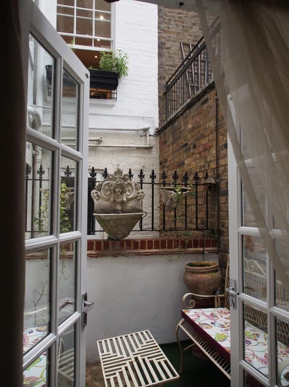and private terrace,