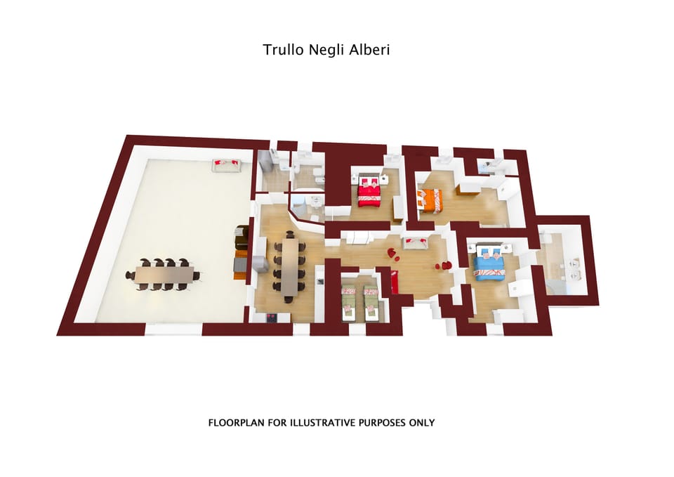 Floor Plan for Illustration Purposes Only