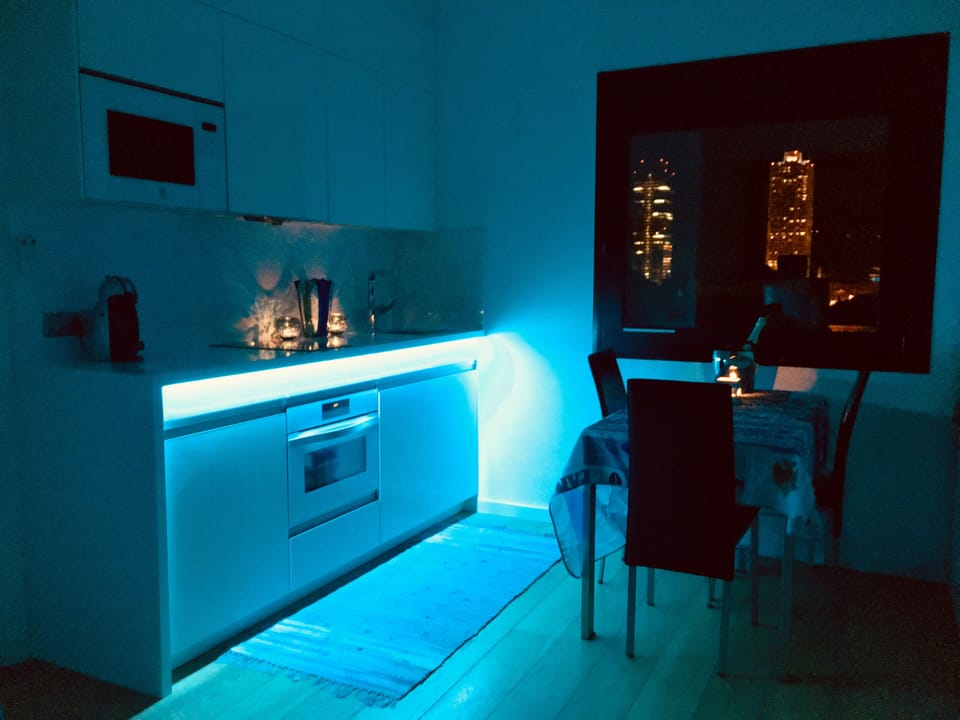 2019: NEW HI QUALITY KITCHEN WITH MULTICOLOR LED ILLUMINATION