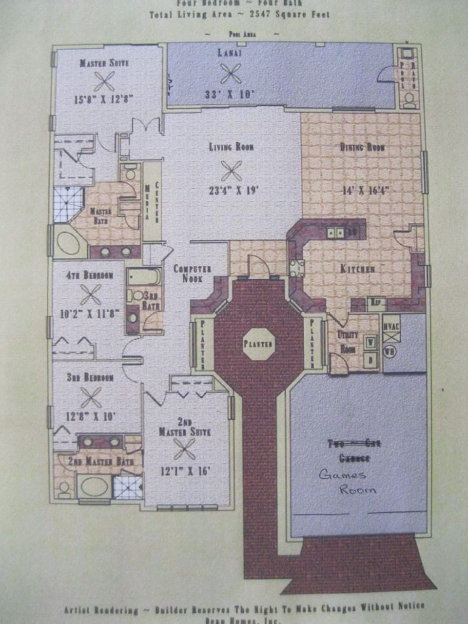 Layout plan of the building