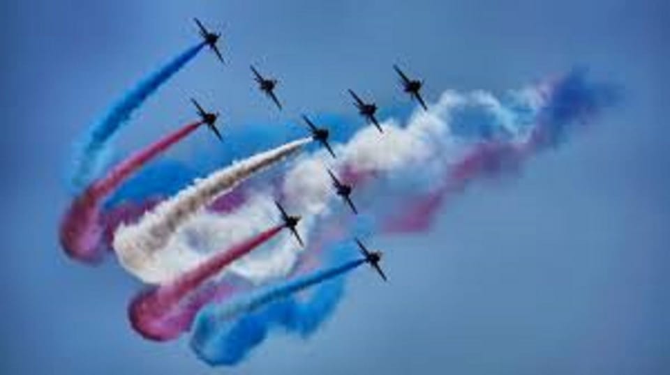 Red Arrows at Bournemouth Airshow