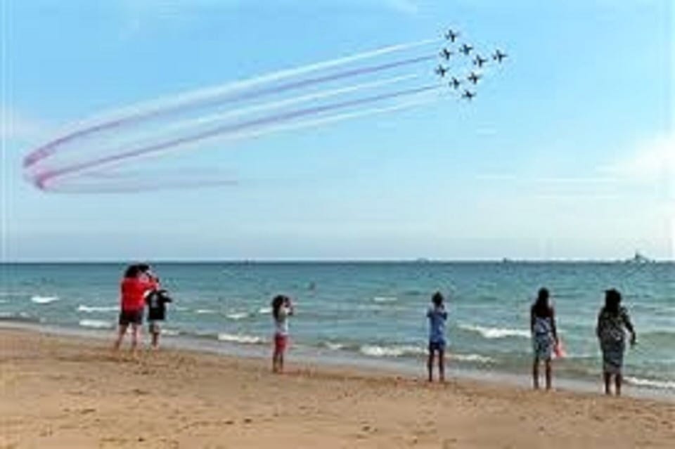 Red Arrows at Bournemouth Airshow