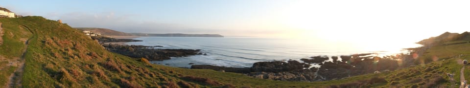 Woolacombe Bay is stunning all day long.